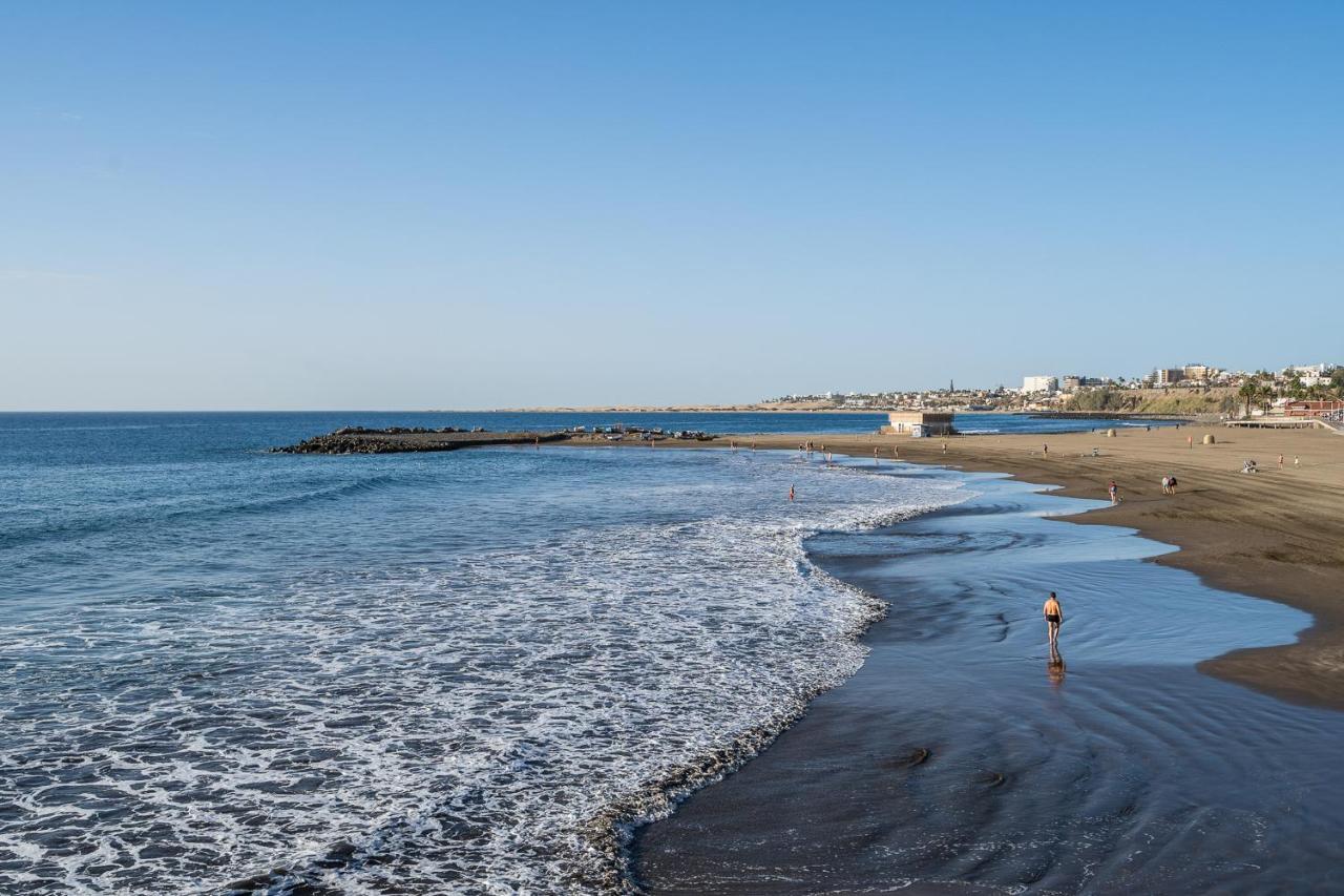 Bonito bungalow con piscina junto a la playa San Bartolomé Exterior foto