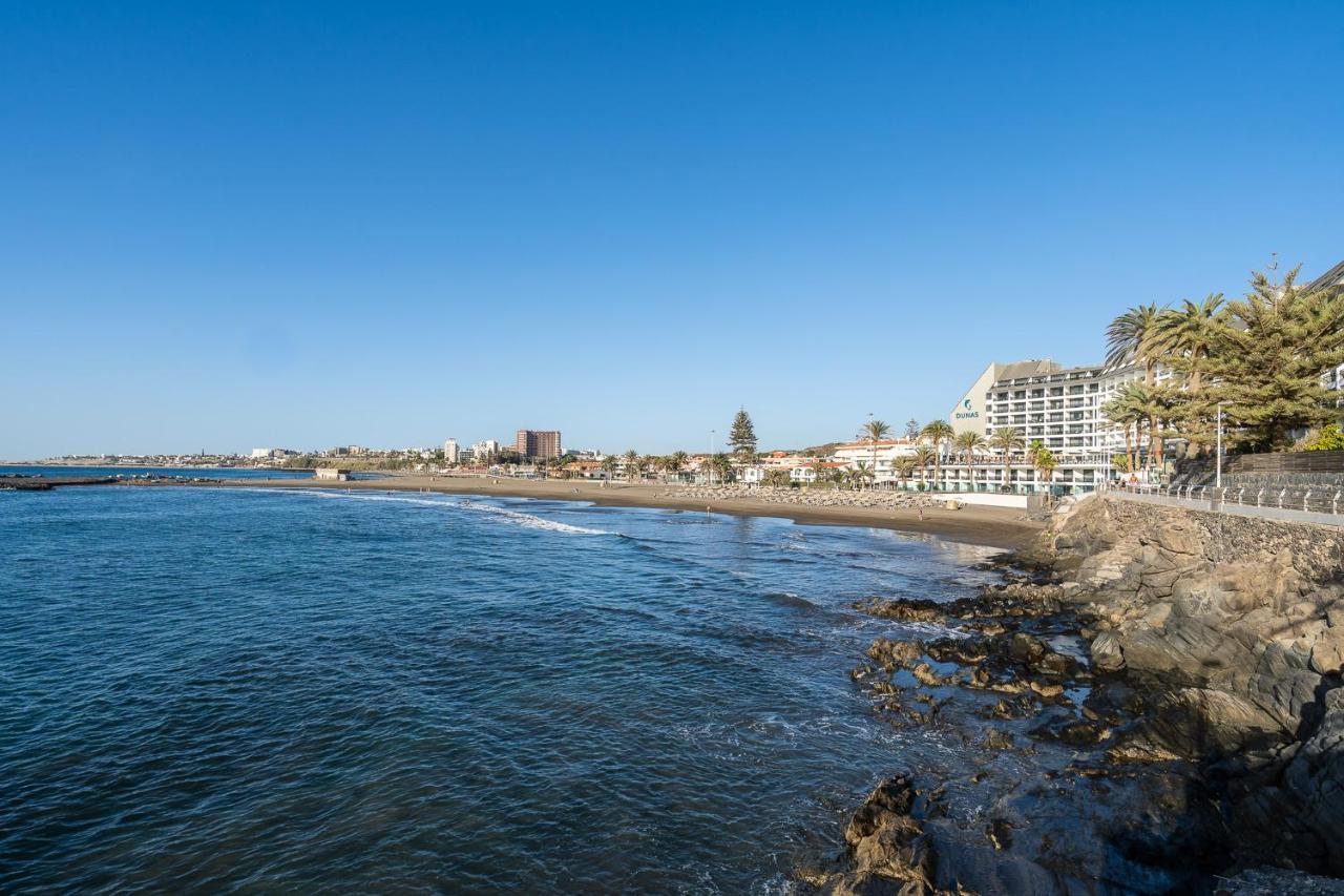 Bonito bungalow con piscina junto a la playa San Bartolomé Exterior foto